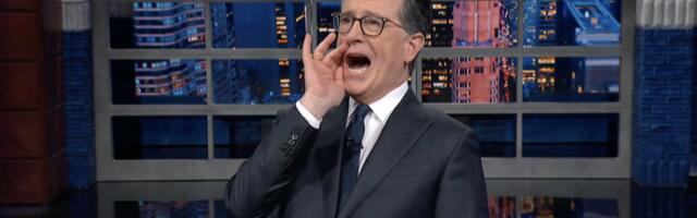 Stephen Colbert rips into the Trump phone