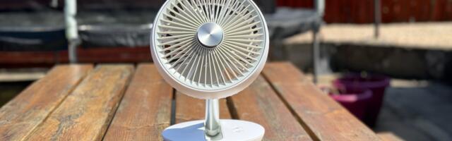 The Dimplex Rechargeable Cordless Desk Fan is a good go-anywhere fan, but you might want to play some music to drown out its drone