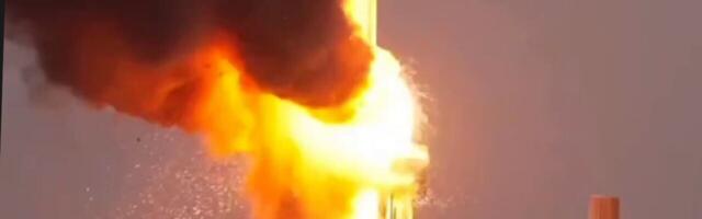 Watch: rocket explodes during test for UK’s first vertical launch