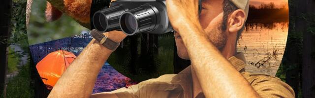 Adventure right with a pair of night vision binoculars, only $104.97