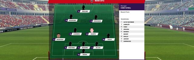 I tried Ruben Amorim's tactics with Manchester United in Football Manager, and the results were all over the place