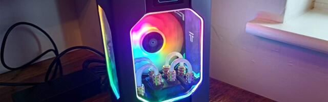 Geekom X Tecno Megamini G1 Mini PC Hands-On: Compact gaming rig with liquid cooling and flashy RGB