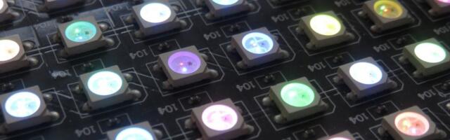 Новогодняя гирлянда на BluePill