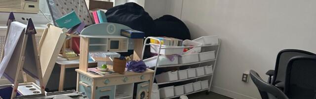 Photos: Here Are the Piles of Used Bedding and Children's Play Sets Left Near DOGE's Old Offices