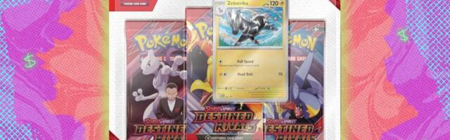 The Pokémon TCG Destined Rivals Three Booster Blister is below market value right now at Amazon