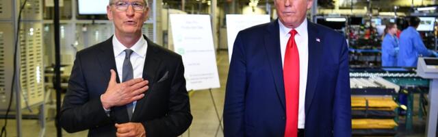 Tim Cook started courting Donald Trump with a phone call. It worked.