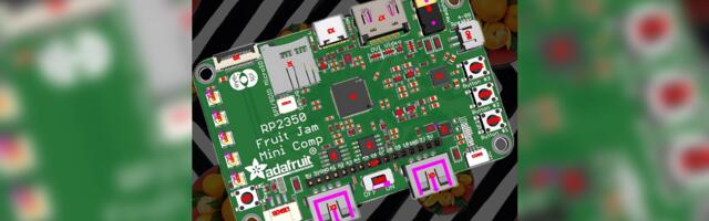 Adafruit's Fruit Jam is a Raspberry Pi Pico 2 powered, credit card sized computer