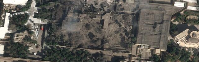 Satellite photos capture devastation at the Iranian supreme leader's residence after US and Israeli strikes