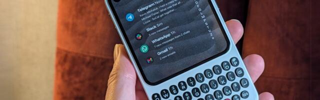 I held the Clicks Communicator, and it blends the QWERTY past with modern tech like no other phone
