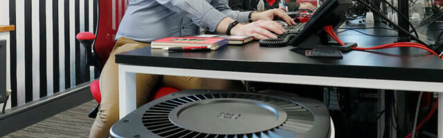Air filters prompt staff at Mackessy Technology to return to office work 