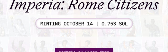 Rome Launches Its Genesis NFT Collection “Imperia” on Magic Eden Launchpad