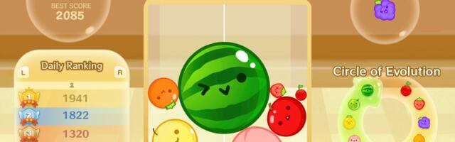 Watermelon Game now has English support on Switch