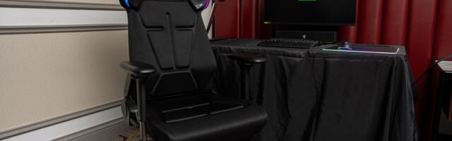 Razer made a concept gaming chair with speakers, RGB lights, and rumble