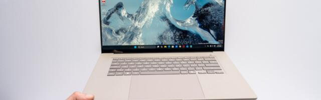 This 16-inch laptop is so light I can easily lift it with three fingers