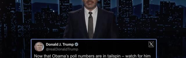 Jimmy Kimmel trolls Trump with old footage of him talking about Obama and Iran