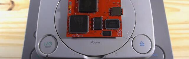 Modder creates hybrid PlayStation, combining the guts of two original PS1 consoles into one custom PCB — system features native microSD card & HDMI support
