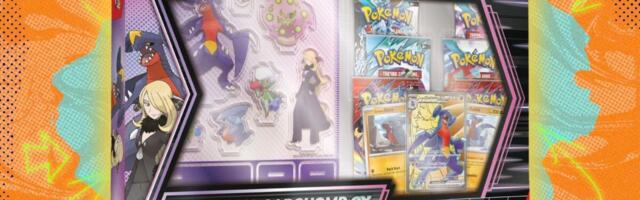 The Pokémon TCG Cynthia’s Garchomp ex Premium Collection is below market value at Amazon