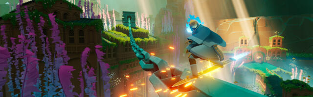 Sword Of The Sea is a technicolor trip of a game from the makers of Journey