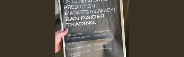 Coalition for Prediction Markets takes out full page advert in Washington Post