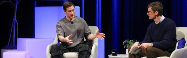 Backstage with Bryan Johnson at The Long Play, where everyone wanted a selfie