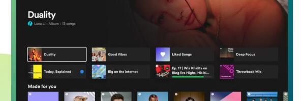 Spotify for TV Gets Big Redesign and Dark Mode