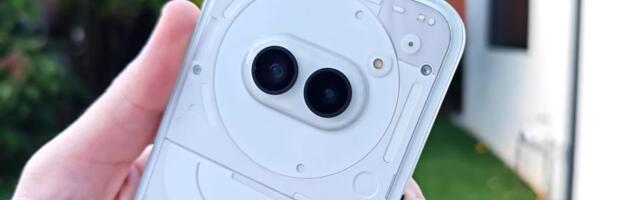 The Nothing Phone (2a) survives the drop test with barely a few scuffs