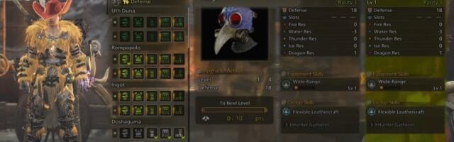 How to upgrade armor in Monster Hunter Wilds