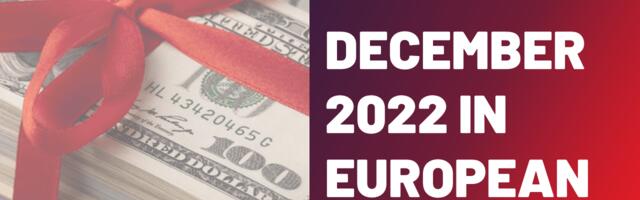 December 2022: Deals, exits and Sia's Christmas song all day long