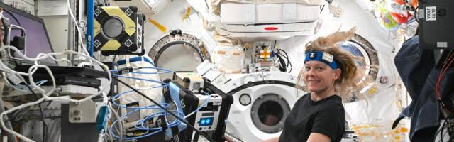 New ISS astronaut meets Bumble, Honey, and Queen robots