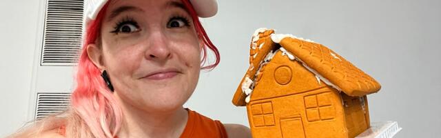 I made a Cheez-It holiday house. The frosting-and-cheese combo truly shocked me.