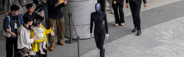 A Chinese humanoid robot flopped face-first onto the ground during a public showcase. Its CEO says it's all part of 'learning to walk.'