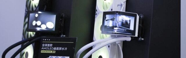 Chinese manufacturer Tryx reveals unique AIO cooler with curved AMOLED display