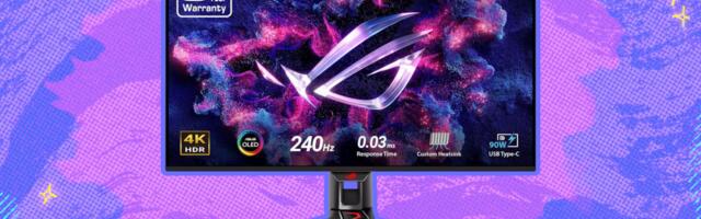 The ASUS ROG Swift OLED 32-inch gaming monitor is back to its all-time low — but youd better hurry, this deal is selling fast