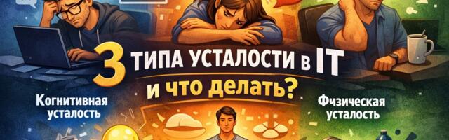 Три типа усталости в IT и что с ними делать