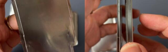 iPhone 17 Air’s shockingly thin battery poses for the camera