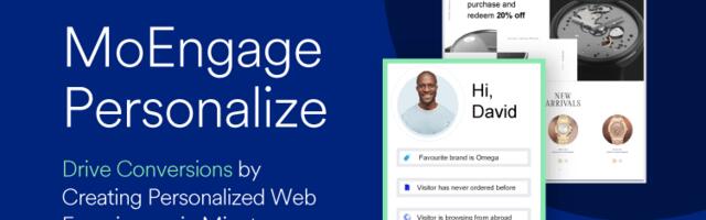 Generate up to 15% more revenue with MoEngage’s Web Personalize