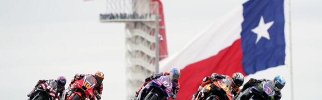 Ovo nije normalno! Horhe Martin trijumfovao u poslednjem krugu a onda je pao dok je slavio pobedu: Mark Markes prvi napravio haos u Teksasu /VIDEO/