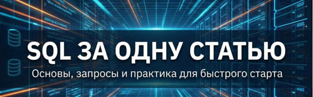SQL за одну статью: от «SELECT *» до оконных функций и сложных JOIN-ов