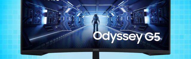 The Samsung Odyssey G5 WQHD curved gaming monitor at all-time low $299 for Cyber Monday