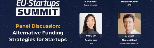 Meet the speakers of our “Alternative Funding Strategies for Startups” panel discussion at this year’s EU-Startups Summit