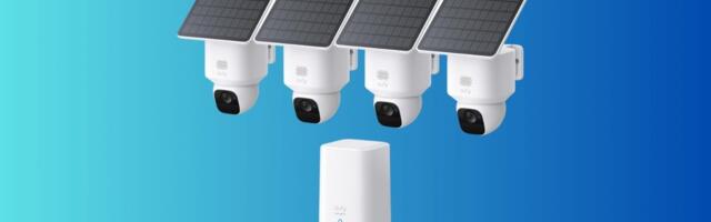 Four solar security cams for $299.99 is a serious home coverage deal