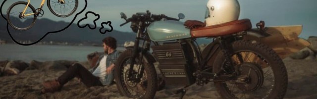 This vintage electric motorcycle is actually… an ebike