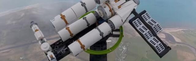 Watch the Lego ‘Project Hail Mary’ Set (Almost) Go to Space