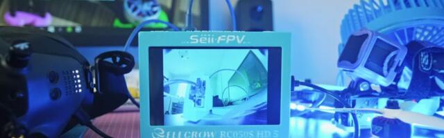 Raspberry Pi FPV monitor shares drone flights in real time