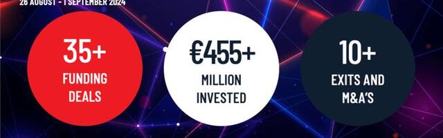 The European tech ecosystem brought in over €455M in the last week of August