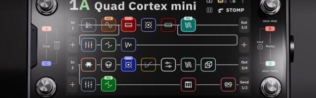 Quad Cortex mini amp modeler: All the power, half the size