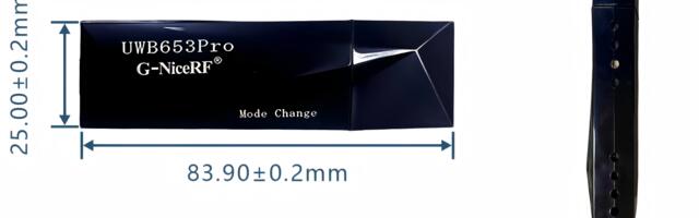 UWB653Pro: измерение расстояния, позиционирование и передача данных по UWB — готово к работе сразу после подключения