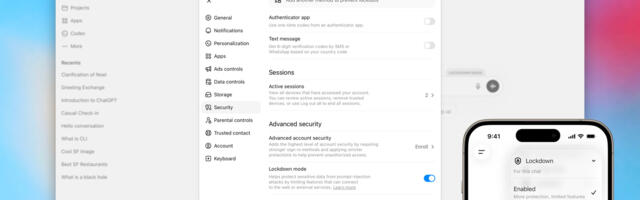 OpenAI rolls out a Lockdown Mode for extra protection against prompt injection attacks