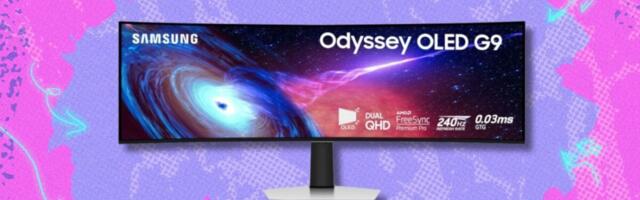 The giant 49-inch Samsung Odyssey OLED G9 curved gaming monitor is within $2 of a record-low price at Amazon