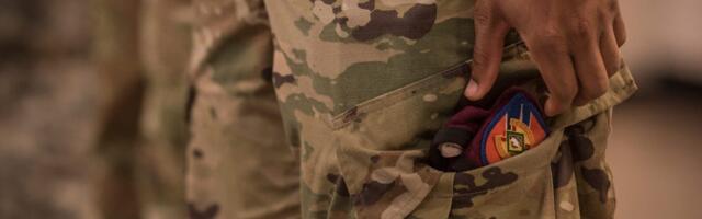 The US military is weird about hands in pockets, and the rules are all over the place